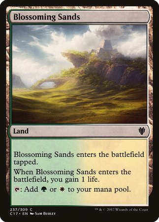 Blossoming Sands [Commander 2017] | Arkham Games and Comics