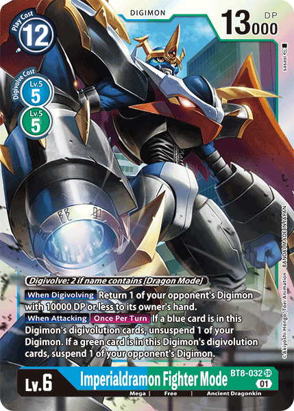 Imperialdramon Fighter Mode [BT8-032] [New Awakening] | Arkham Games and Comics