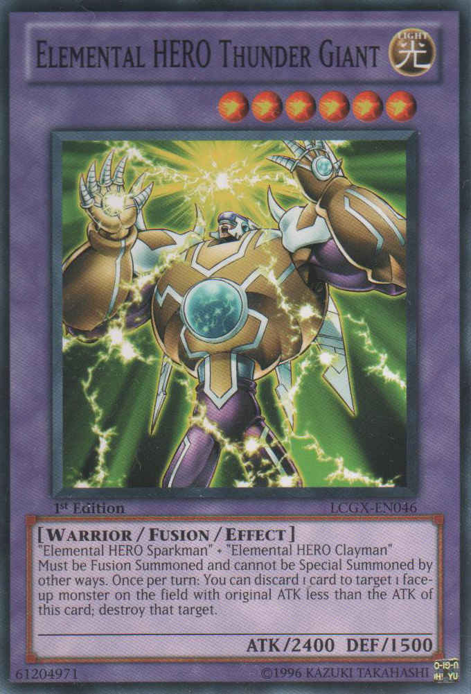 Elemental HERO Thunder Giant [LCGX-EN046] Common | Arkham Games and Comics