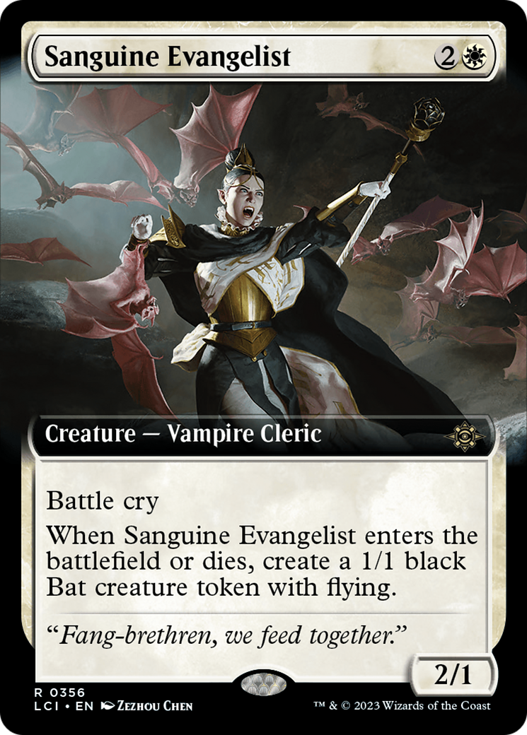 Sanguine Evangelist (Extended Art) [The Lost Caverns of Ixalan] | Arkham Games and Comics