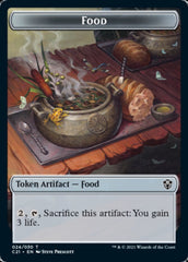 Food // Saproling Token [Commander 2021 Tokens] | Arkham Games and Comics