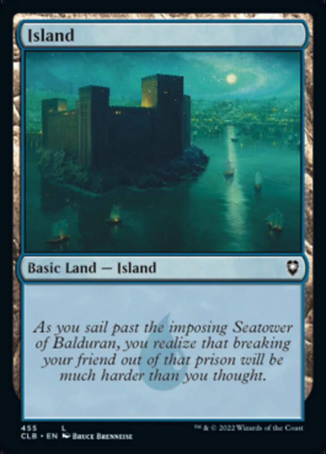 Island (455) [Commander Legends: Battle for Baldur's Gate] | Arkham Games and Comics
