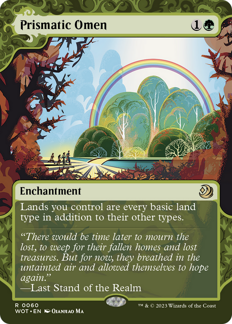Prismatic Omen [Wilds of Eldraine: Enchanting Tales] | Arkham Games and Comics
