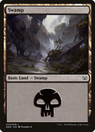 Swamp (70) [Duel Decks: Nissa vs. Ob Nixilis] | Arkham Games and Comics