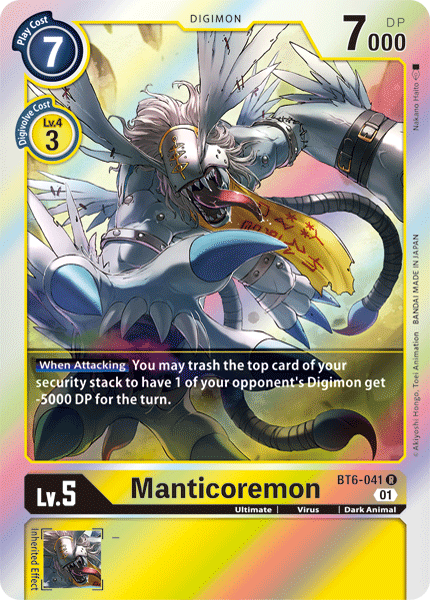 Manticoremon [BT6-041] [Double Diamond] | Arkham Games and Comics