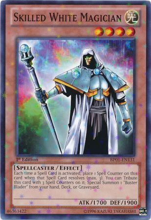 Skilled White Magician [BP01-EN131] Starfoil Rare | Arkham Games and Comics