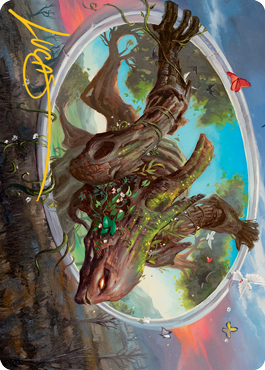 Gaea's Will Art Card (Gold-Stamped Signature) [Modern Horizons 2 Art Series] | Arkham Games and Comics