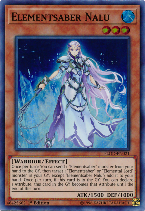 Elementsaber Nalu [FLOD-EN021] Super Rare | Arkham Games and Comics