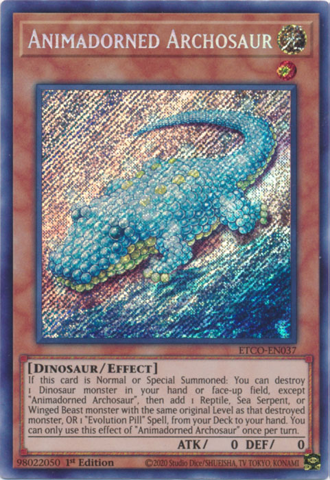 Animadorned Archosaur [ETCO-EN037] Secret Rare | Arkham Games and Comics