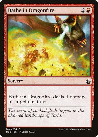 Bathe in Dragonfire [Battlebond] | Arkham Games and Comics