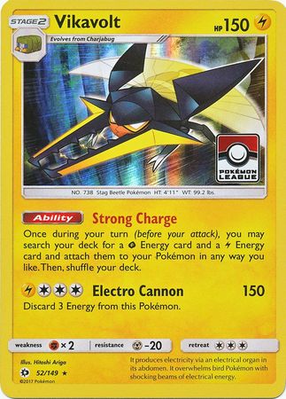 Vikavolt (52/149) (League Promo) [Sun & Moon: Base Set] | Arkham Games and Comics