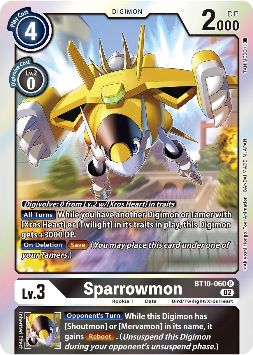 Sparrowmon [BT10-060] [Xros Encounter] | Arkham Games and Comics