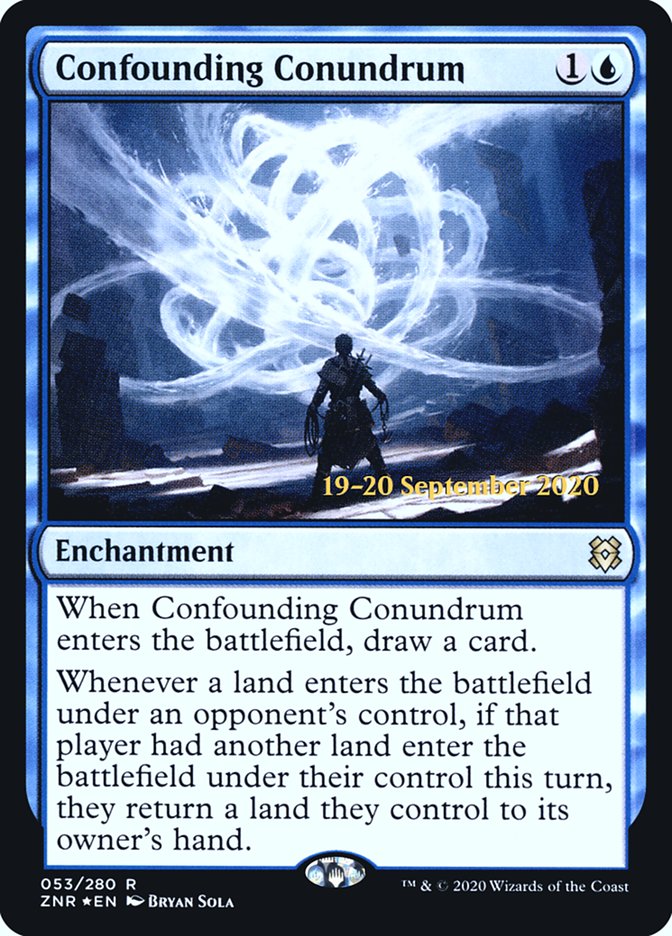 Confounding Conundrum  [Zendikar Rising Prerelease Promos] | Arkham Games and Comics