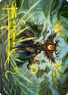 Witherbloom Command Art Card (Gold-Stamped Signature) [Strixhaven: School of Mages Art Series] | Arkham Games and Comics