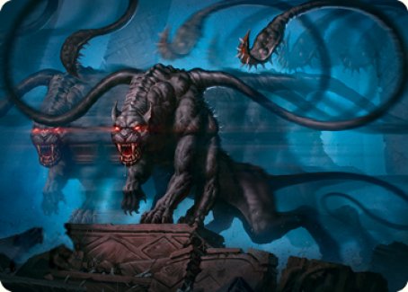 Displacer Beast Art Card [Dungeons & Dragons: Adventures in the Forgotten Realms Art Series] | Arkham Games and Comics