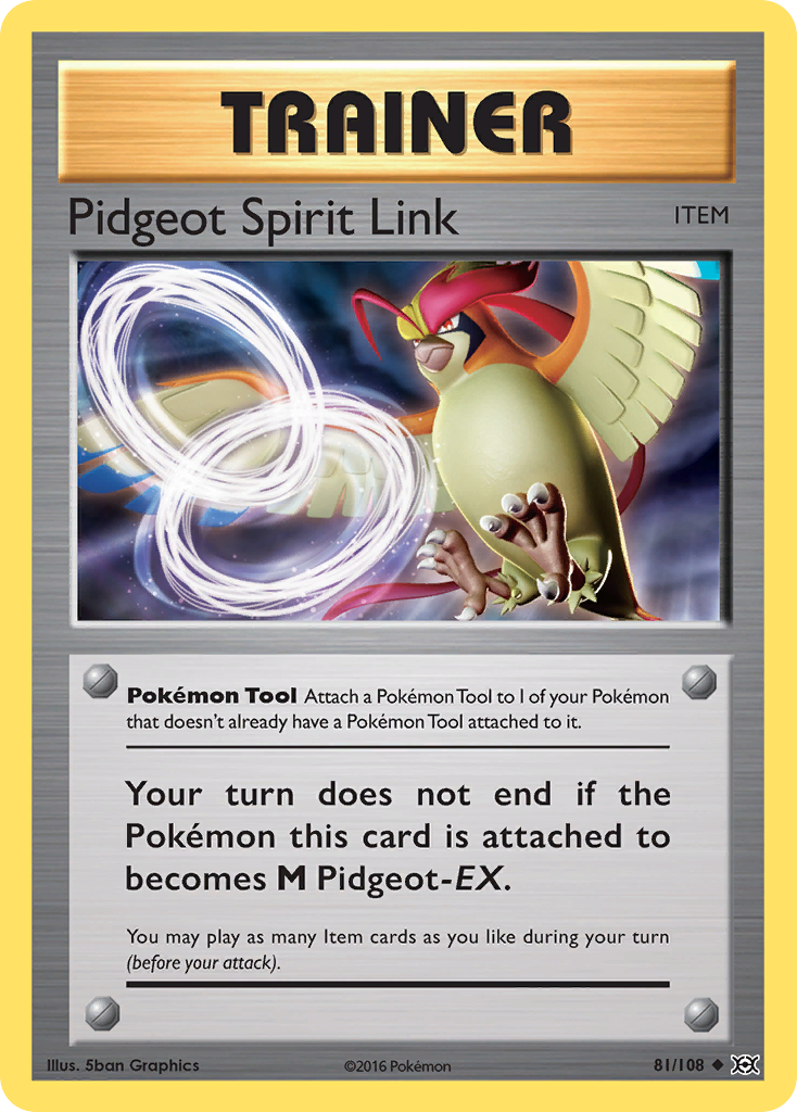 Pidgeot Spirit Link (81/108) [XY: Evolutions] | Arkham Games and Comics