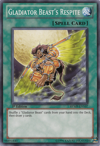 Gladiator Beast's Respite [RYMP-EN107] Common | Arkham Games and Comics