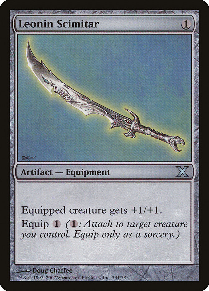 Leonin Scimitar [Tenth Edition] | Arkham Games and Comics