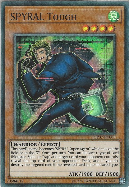 SPYRAL Tough [OP07-EN005] Super Rare | Arkham Games and Comics