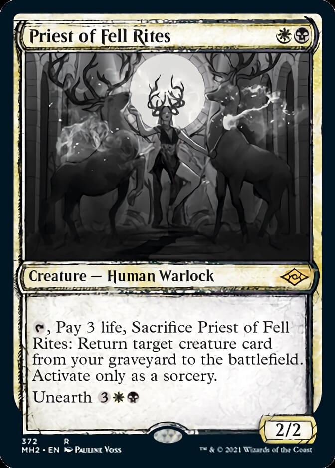 Priest of Fell Rites (Sketch) [Modern Horizons 2] | Arkham Games and Comics