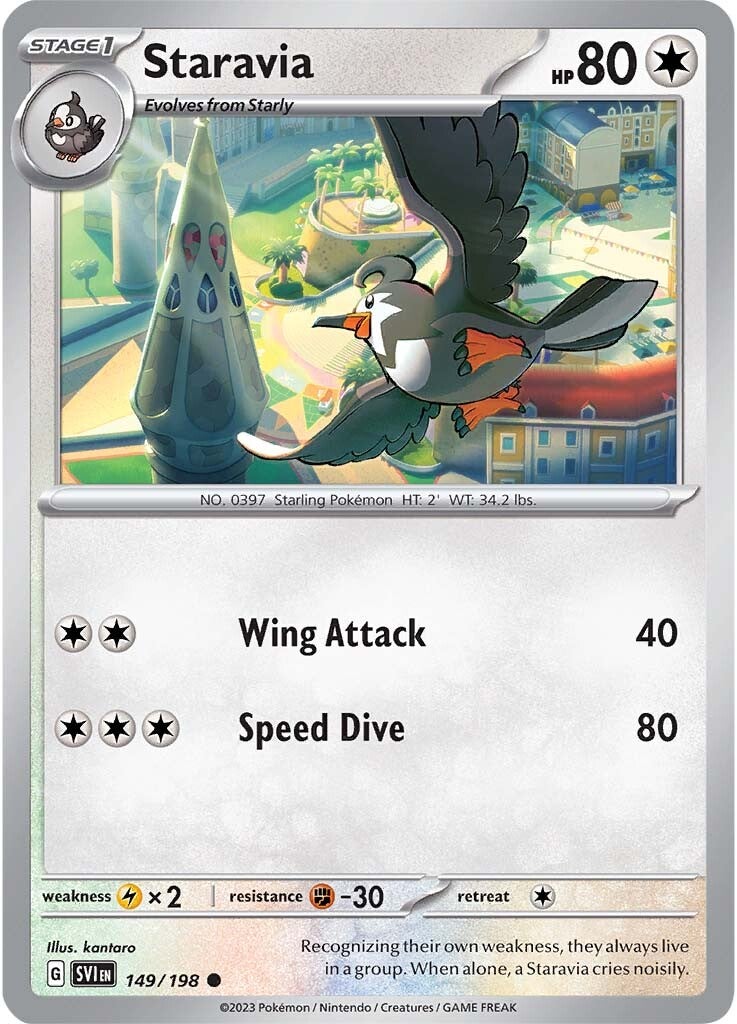 Staravia (149/198) [Scarlet & Violet: Base Set] | Arkham Games and Comics