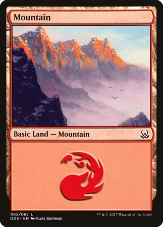 Mountain (62) [Duel Decks: Mind vs. Might] | Arkham Games and Comics