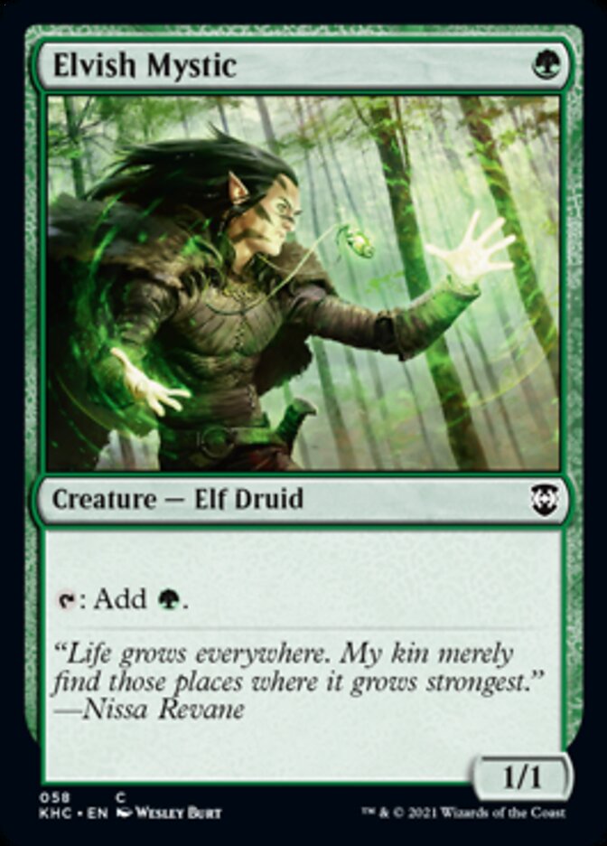 Elvish Mystic [Kaldheim Commander] | Arkham Games and Comics