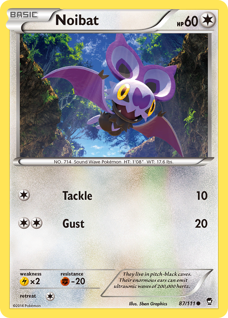 Noibat (87/111) [XY: Furious Fists] | Arkham Games and Comics