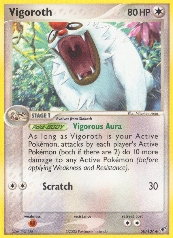 Vigoroth (50/107) [EX: Deoxys] | Arkham Games and Comics