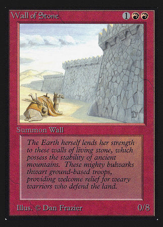 Wall of Stone (IE) [Intl. Collectors’ Edition] | Arkham Games and Comics