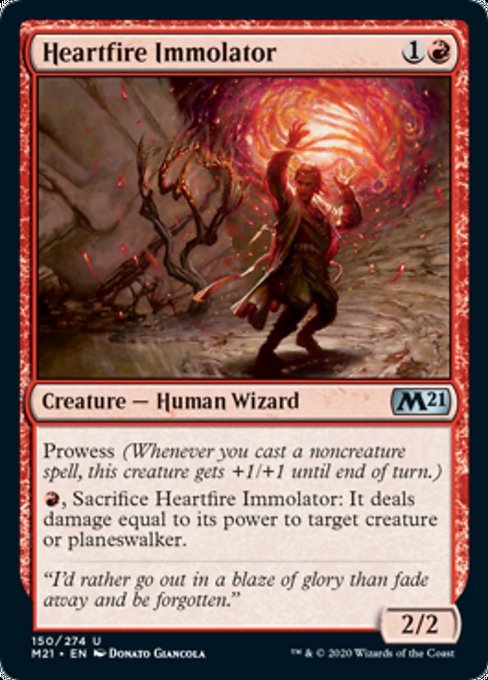 Heartfire Immolator [Core Set 2021] | Arkham Games and Comics