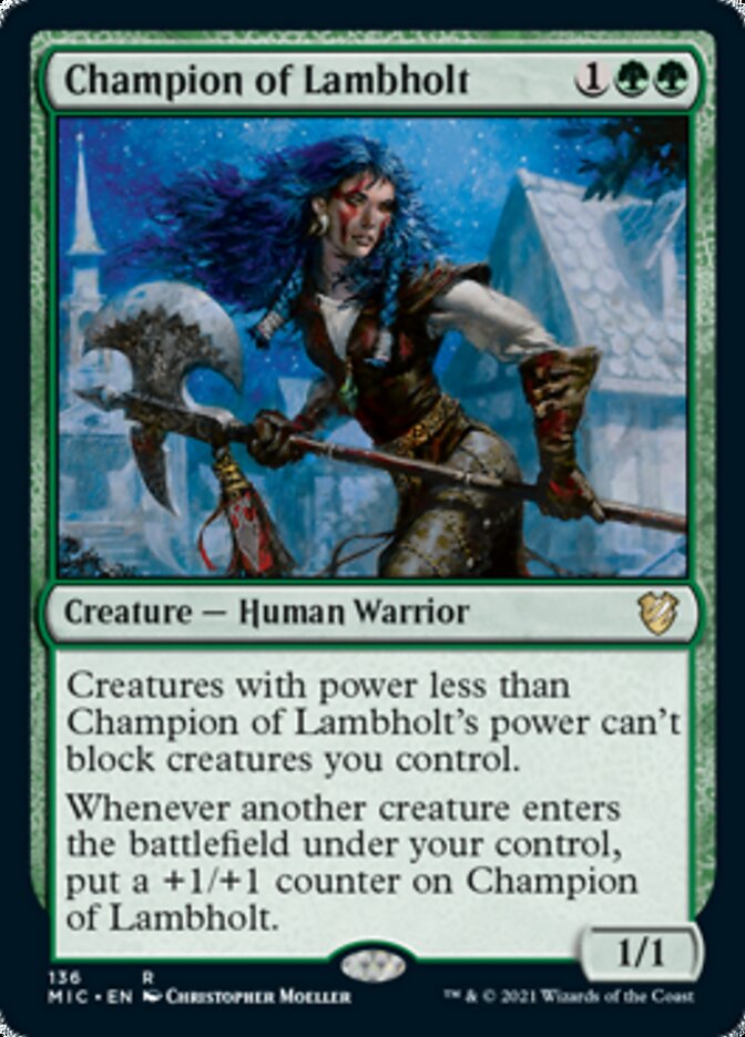 Champion of Lambholt [Innistrad: Midnight Hunt Commander] | Arkham Games and Comics