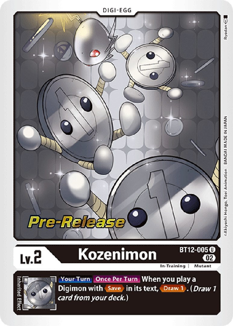 Kozenimon [BT12-005] [Across Time Pre-Release Cards] | Arkham Games and Comics