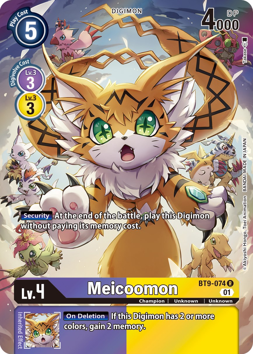 Meicoomon [BT9-074] (Alternate Art) [X Record] | Arkham Games and Comics