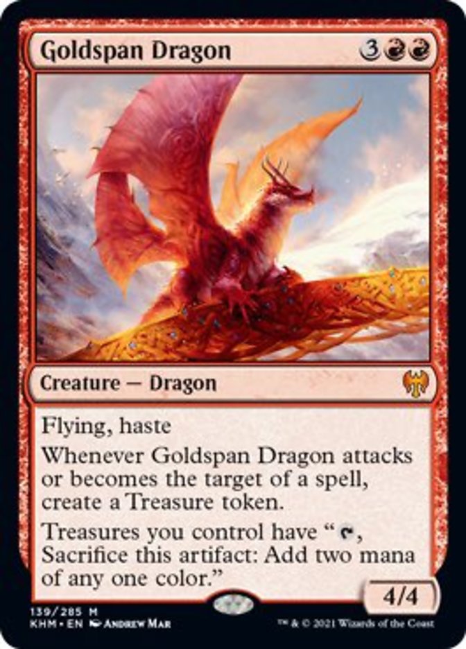 Goldspan Dragon [Kaldheim] | Arkham Games and Comics