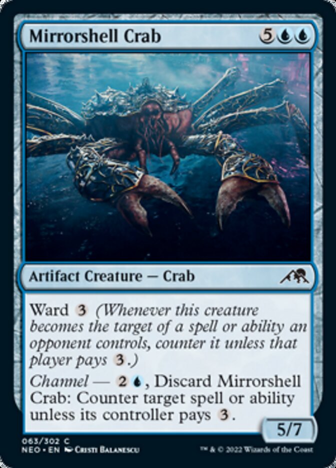 Mirrorshell Crab [Kamigawa: Neon Dynasty] | Arkham Games and Comics