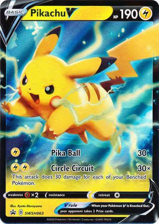 Pikachu V (SWSH063) [Sword & Shield: Black Star Promos] | Arkham Games and Comics