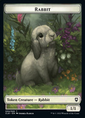 Treasure // Rabbit Double-sided Token [Commander Legends: Battle for Baldur's Gate Tokens] | Arkham Games and Comics