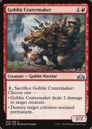 Goblin Cratermaker [Guilds of Ravnica] | Arkham Games and Comics