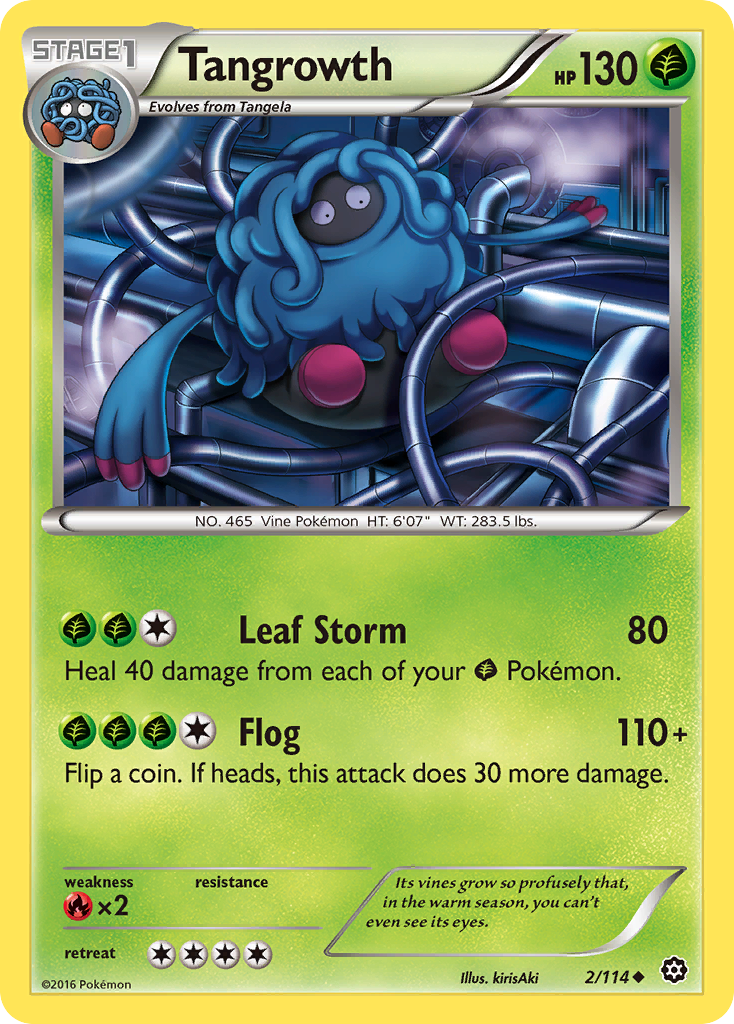 Tangrowth (2/114) [XY: Steam Siege] | Arkham Games and Comics