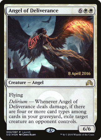 Angel of Deliverance [Shadows over Innistrad Promos] | Arkham Games and Comics