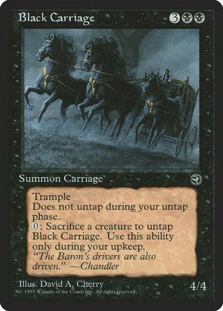 Black Carriage [Homelands] | Arkham Games and Comics
