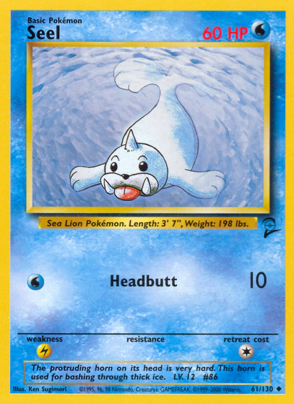 Seel (61/130) [Base Set 2] | Arkham Games and Comics