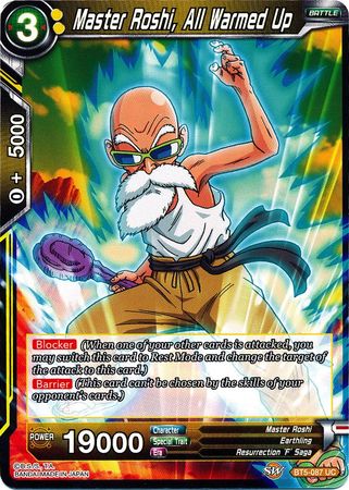 Master Roshi, All Warmed Up (BT5-087) [Miraculous Revival] | Arkham Games and Comics