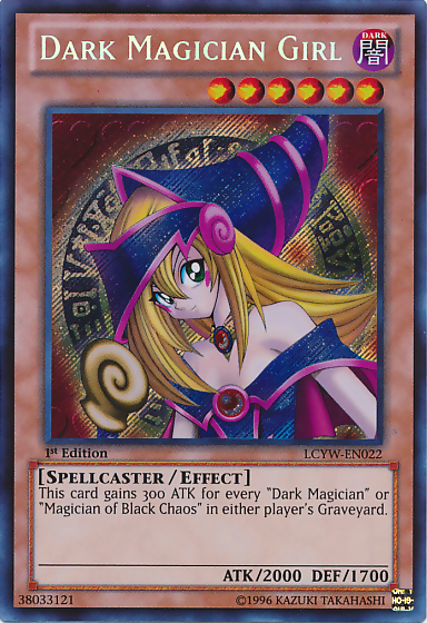 Dark Magician Girl [LCYW-EN022] Secret Rare | Arkham Games and Comics