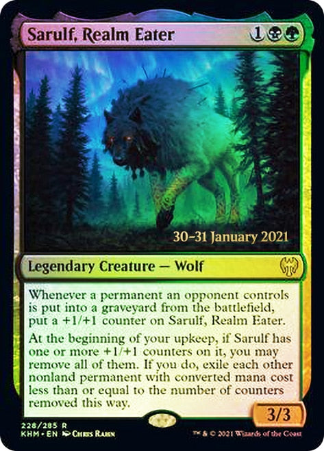 Sarulf, Realm Eater  [Kaldheim Prerelease Promos] | Arkham Games and Comics