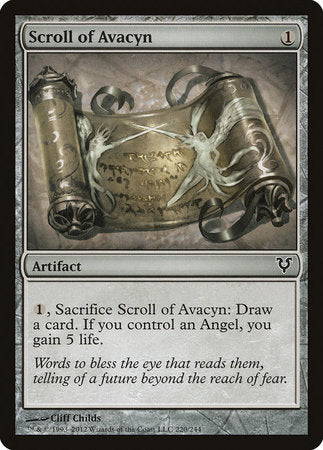 Scroll of Avacyn [Avacyn Restored] | Arkham Games and Comics