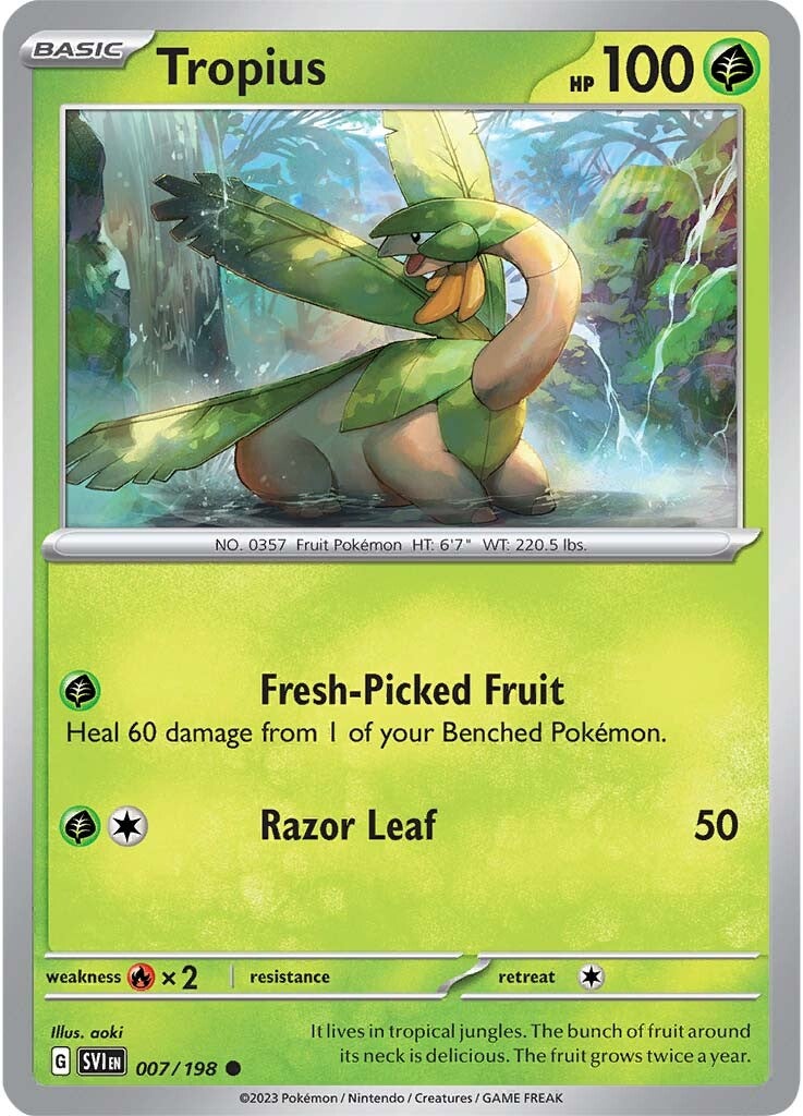 Tropius (007/198) [Scarlet & Violet: Base Set] | Arkham Games and Comics