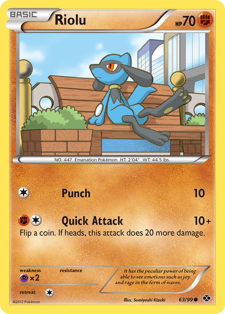 Riolu (63/99) [Black & White: Next Destinies] | Arkham Games and Comics