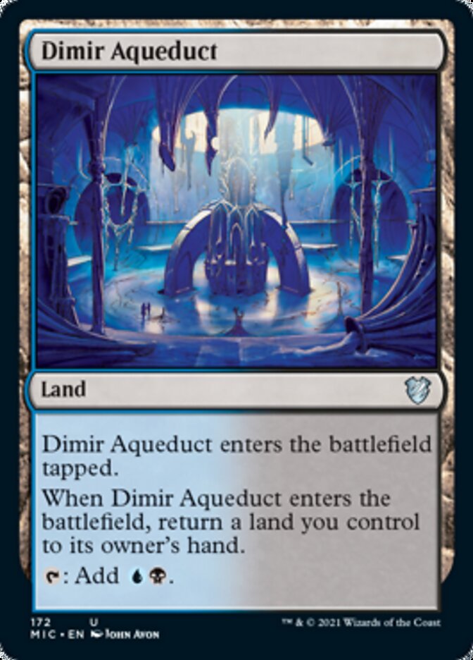 Dimir Aqueduct [Innistrad: Midnight Hunt Commander] | Arkham Games and Comics